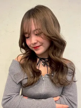 ロング カラー ブリーチなし艶カラー /いくののヘアスタイル