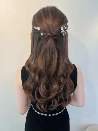 ヘアアレンジ 大人可愛いヘアメイク 💋🧚‍♀️しずかのヘアスタイル