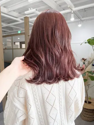 セミロング カラー ヘアアレンジ ume所属・ひなの .のその他イメージ