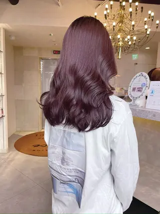 ロング カラー 韓国/レイヤー/ 透明感🩶ひかる🩶のヘアスタイル
