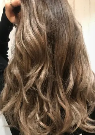 ロング カラー チビ編み込みエクステ シールEXどぅ〜すのヘアスタイル