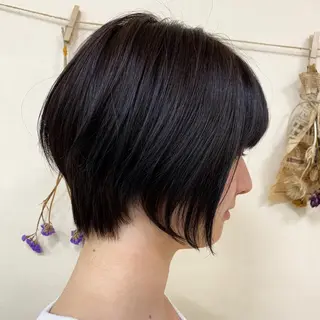 ショート カラー 初めてのショート お任せください✂️のヘアスタイル