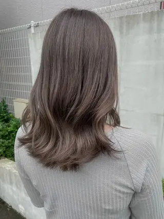 セミロング 韓国レイヤーカット 🇰🇷千葉のヘアスタイル