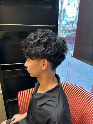 パーマ メンズ メンズカット/波打ち /ツイスパ/平川智里のヘアスタイル