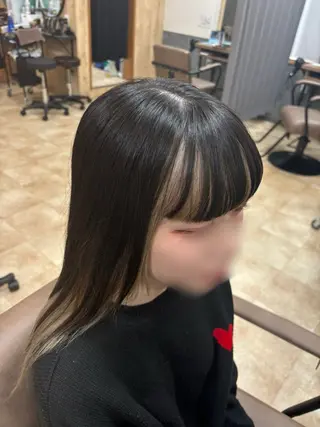 ロング カラー 竹内滉太 当日予約⭕️のヘアスタイル