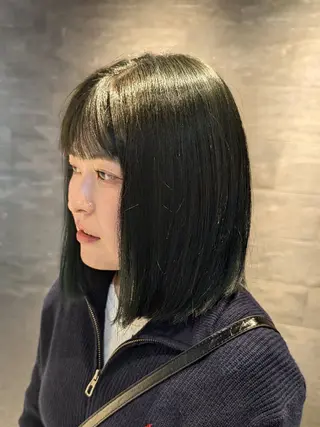 ミディアム カラー 艶カラー💞 amiのヘアスタイル