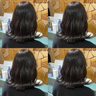 ミディアム カラー Minami. 🩵 再現性特化ヘアのヘアスタイル