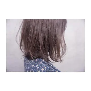 ミディアム カラー 長井 徹行のヘアスタイル