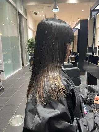 ロング カラー パーマ salowin神戸三宮suite所属・工藤 貫多のヘアスタイル