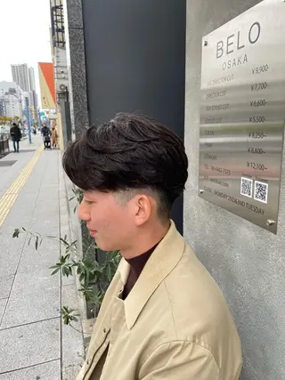 ショート パーマ メンズ BELO/ yuzuのヘアスタイル