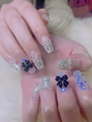 ロング 💜MIYA nail川崎店のネイルデザイン