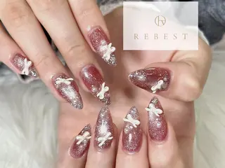 ネイル ❤️💛REBEST 京橋　nailのネイルデザイン