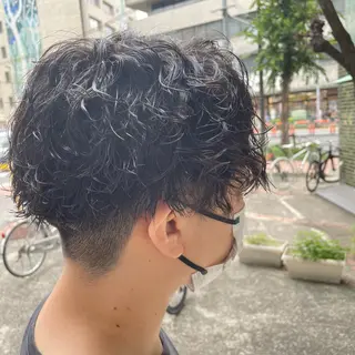 パーマ メンズ 鈴木 拓斗のヘアスタイル