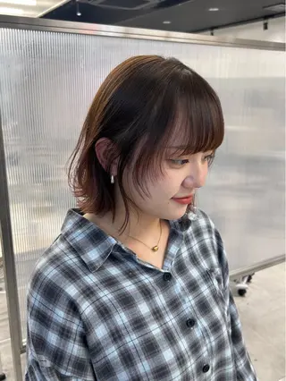 ショート カラー 冬っぽカラー/ マツエク/ゆきなのマツエク・マツパデザイン