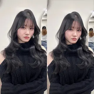 ロング 透明感カラー×艶矯正 カット特化/さくらのヘアスタイル