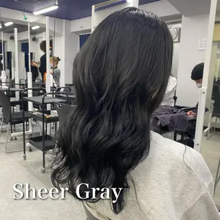 ロング カラー reco所属・ウルフ&レイヤー特化 まとまる美髪矯正のヘアスタイル