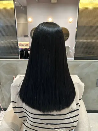 ロング 🧡似合わせレイヤー 艶カラーこなつ💛のヘアスタイル