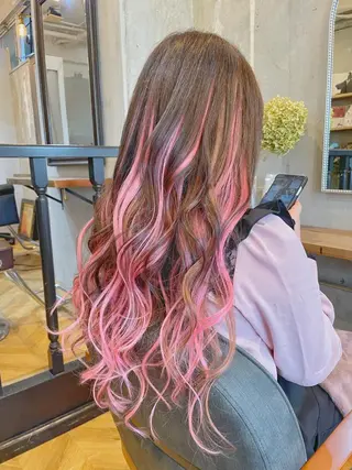 ロング ヘアアレンジ エクステ指名No.1 【店長】橘田のヘアスタイル