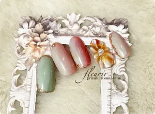 ネイル フルリール 【プライベートサロンのネイルデザイン