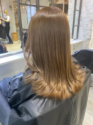 ミディアム カラー amie蒲田西口所属・🫧褒められ艶髪🫧 Minamiのヘアスタイル