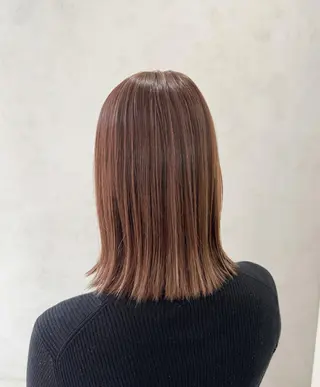 ミディアム カラー カラーモデル☆彡 今川茉綾のヘアスタイル