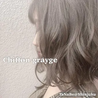 ミディアム カラー パーマ 🫧代表/新宿駅近/ 限定価格🫧田辺貴裕のヘアスタイル