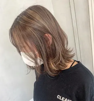 ミディアム カラー minami🪷 暖色カラーのヘアスタイル