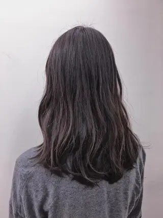 セミロング カラー ブリーチカラー/ 岩破瑞希のヘアスタイル