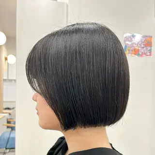 ショート 顔まわりカット/ボブ /🧁とーこ🧁のヘアスタイル