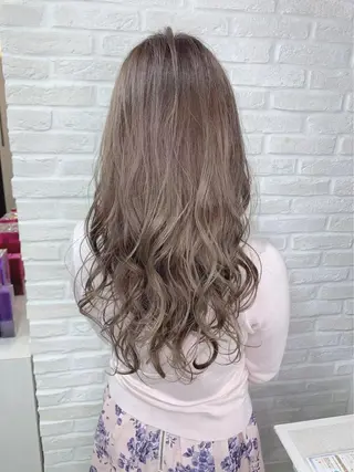 セミロング カラー ヘアアレンジ 👑最高級エクステ 👑新宿/タイセイのヘアスタイル