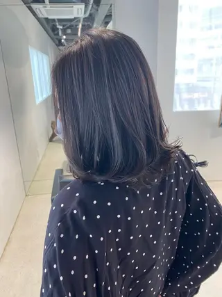 セミロング カラー MUK ムクのヘアスタイル