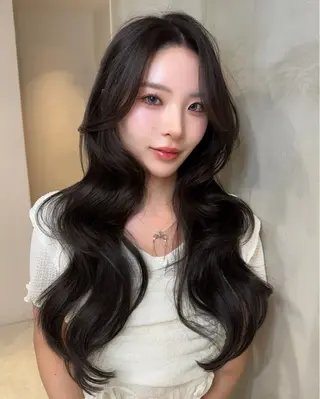 ロング カラー 艶カラー♡クール トレンドヘア♡アユミのヘアスタイル