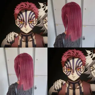 セミロング カラー インナー/デザイン/ 白髪染め/しゅうとのヘアスタイル