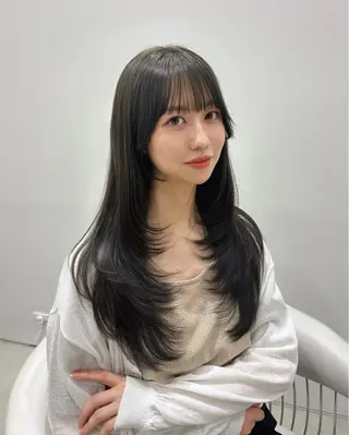ロング カラー sho/ 名古屋/栄/韓国ヘアのヘアスタイル