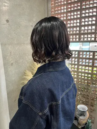 ショート パーマ ロングパーマ木村 ボブパーマのヘアスタイル