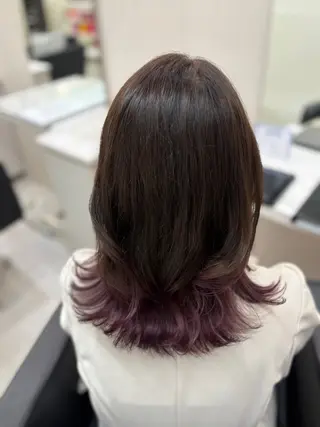 カラー 小川 琉華のヘアスタイル