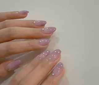 ネイル By moonネイル 🌷ワンホン/韓国風のネイルデザイン