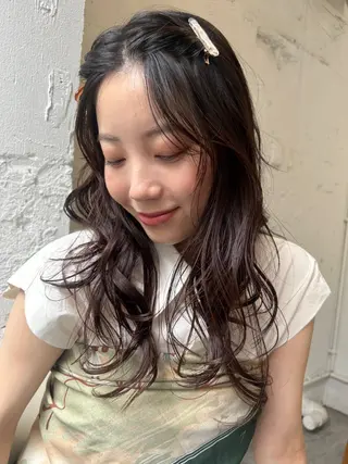 ロング パーマ UNU【ユヌ】所属・＊UNU＊ RICOのヘアスタイル