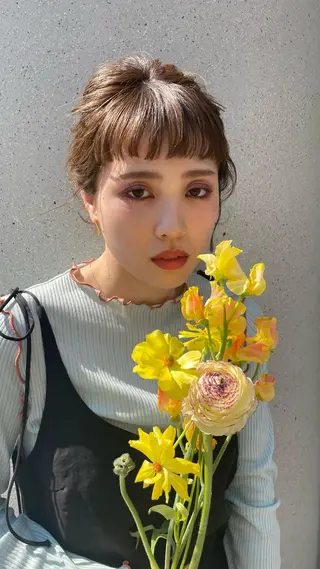 ヘアアレンジ マツエク・マツパ アイブロウ ame eyelash&hairmake所属・大石 佳菜のマツエク・マツパデザイン