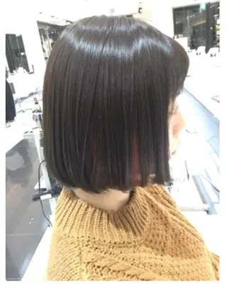 カラー 透明感カラー 松田晃代のヘアスタイル