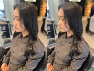 セミロング 髪質改善・水素カラー ARIA（ému）のヘアスタイル