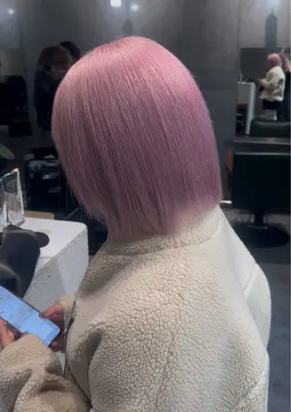 ショート カラー ブリーチ専門店モニカ nanahaのヘアスタイル