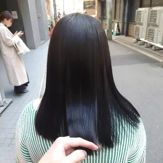 ロング カラー 髪質改善ストレート Kantaのヘアスタイル