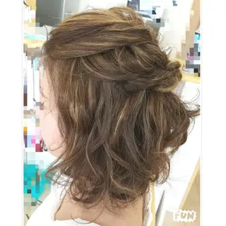 ミディアム ヘアアレンジ fun./ヘアセット /エクステ/着付のその他イメージ