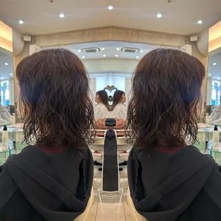 ミディアム 似合わせ アヤナのヘアスタイル