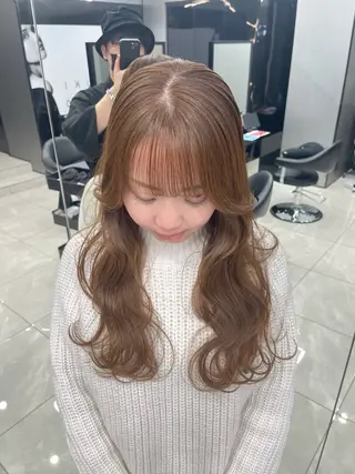 ロング カラー hair salon Ranun髪質改善のヘアスタイル
