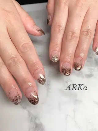 ミディアム ネイル Nailsalon ARKαのネイルデザイン