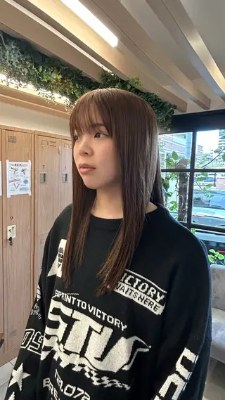 ロング カラー 🪽ゆな 🪽のヘアスタイル