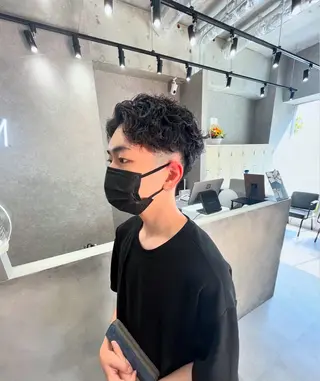 パーマ メンズ rawr hair rim所属・Rawr hair Rim店長 栗原柊のヘアスタイル