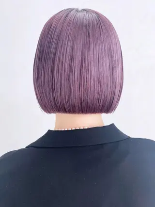 ミディアム カラー ヘアアレンジ パーマ ITbyALBUM 八王子店のヘアスタイル